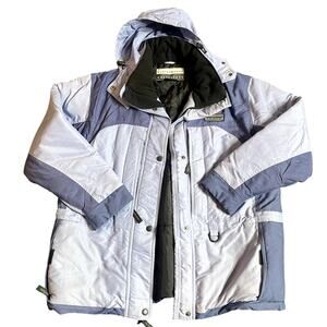 PERFORMANCE OUTFITTERS‎ Vintage Blue Heavyweight Jacket Snow Quilted Large